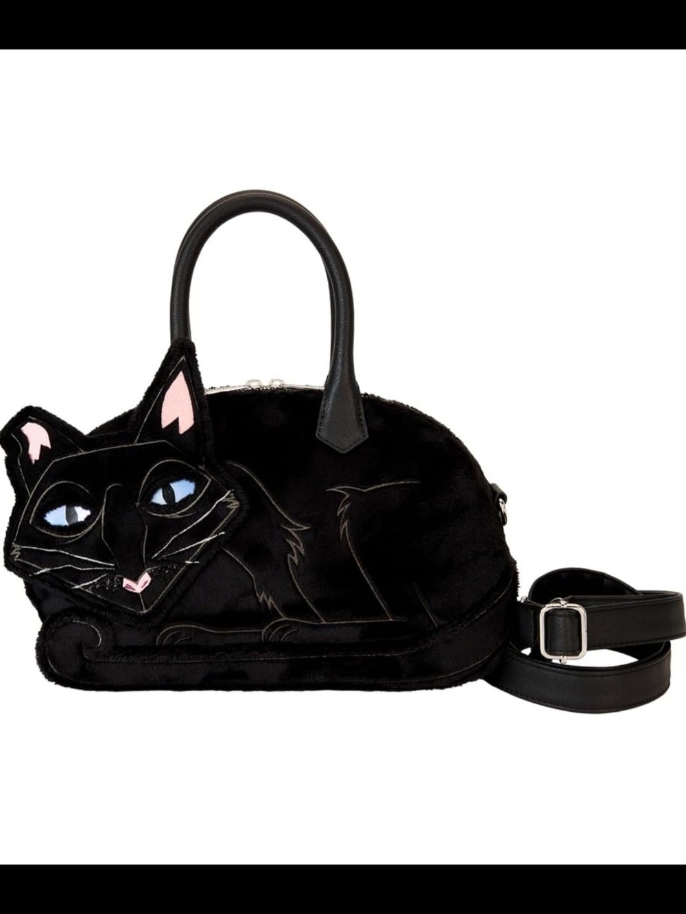 Coraline 15th Anniversary Cat Plush Crossbody Bag - Limited Edition NWT